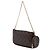 Louis Vuitton Brown Monogram Multi Pochette Accessoires Marrone - vista 2