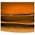 Chanel Orange Medium Quilted Crinkled Patent Pagoda Accordion Flap Arancione - vista 4