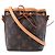 Louis Vuitton Brown Monogram Nano Noe Marrone