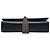 Saint Laurent Borsa a Tracolla Kate Tassel in Pelle Effetto Coccodrillo Nera Medium Monogram Nero - vista 3