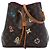 Néonoé Louis Vuitton Brown Monogram Love Lock Neonoe MM Marrone