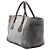 Borsa Prada Gray Scamosciato and Canapa Twin Pocket Double Handle Satchel Marrone - vista 2