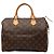 Louis Vuitton Brown Monogram Speedy 30 Marrone