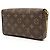 Pochette Félicie Louis Vuitton Brown Monogram World Tour Pochette Felicie Marrone - vista 2
