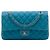 Chanel Blue Medium Classic Caviar Double Flap