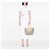 Louis Vuitton White Damier Azur Neverfull MM Bianco - vista 6