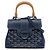 Goyard Blue Mini Goyardine Saigon Structured Blu navy