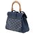Goyard Blue Mini Goyardine Saigon Structured Blu navy - vista 2