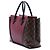 Louis Vuitton Red Monogram W PM Tote Rot Bordeaux - Ansicht 2