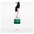 Prada Borsa Satchel Doppia Grande in Pelle Saffiano Verde - vista 6