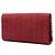 Chanel Red CC Chocolate Bar Denim Chain Flap Rosso - vista 2