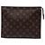 Louis Vuitton Brown Monogram Toiletry Pouch 26 Marrone
