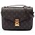 Louis Vuitton Brown Monogram Pochette Metis Marrone