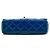 Chanel Blue Medium Quilted Patent Coco Shine Flap - vista 3