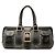 Céline Bolso Celine Ella Frame de tweed negro y piel