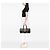 Céline Bolso Celine Ella Frame de tweed negro y piel - vista 6