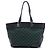 Gucci Green GG Canvas Tote Grün Dunkelgrün