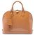Louis Vuitton Brown Monogram Vernis Alma PM Marrone Caramello
