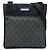 Borsa a tracolla Gucci in denim GG grigio Marrone Grigio antracite