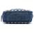 Prada Borsa Camera Mini in Denim Blu con Borchie Bijoux - vista 3