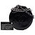 Borsa Chanel Black CC Patent Round as Earth Bag Nero - vista 7