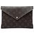 Louis Vuitton Brown Monogram Pochette Kirigami GM Marrone