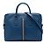 Mala de negócios Prada Blue Saffiano riscada Azul