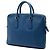 Mala de negócios Prada Blue Saffiano riscada Azul - vista 2
