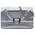 Dior Silver Baby Metallic Patent Microcannage Diorama Flap Argento