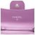 Chanel Purple CC gestepptes Lammleder Kartenetui mit Kette Lila - Ansicht 5
