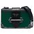 Borsa a tracolla Prada Cahier in vitello City con rifiniture in Saffiano verde e cristalli