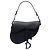 Borsa Saddle Dior in vitello ultra opaco nero