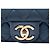 Chanel Blue CC Quilted Calfskin Ombre Flap Blu navy - vista 5