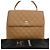 Borsa Chanel Beige CC Quilted Caviar Kelly Top Handle Bag - vista 15