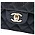 Chanel Black Medium Classic Caviar Double Flap Nero - vista 5