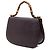 Gucci Purple Small Calfskin Bamboo Top Handle Flap Porpora Viola scuro - vista 2