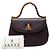 Gucci Purple Small Calfskin Bamboo Top Handle Flap Porpora Viola scuro - vista 7