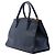 Bolsa Prada Blue City em Saffiano com acabamentos em couro de bezerro Greche Paradigme Azul Azul marinho - vista 2