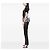 Chanel White Medium Classic Airlines Printed Lambskin Double Flap Bianco - vista 6