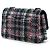 Chanel Green Medium Classic Tweed Double Flap Verde Verde scuro - vista 2