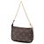 Louis Vuitton Brown Monogram Mini Pochette Accessoires Castaño - vista 2