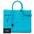 Saint Laurent Blue Small Leather Sac De Jour Satchel - vista 7