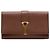 Clutch Saint Laurent Chyc Ligne in pelle martellata marrone
