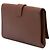 Clutch Saint Laurent Chyc Ligne in pelle martellata marrone - vista 2