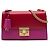 Padlock Borsa a tracolla Gucci Medium Bicolor in pelle rosa con lucchetto