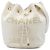 Borsa a secchiello Deauville Small in tweed bianco Chanel