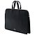Prada Cartella da viaggio in pelle Saffiano nera con tasca frontale con zip Nero - vista 2