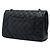Chanel Black Medium Classic Lambskin Double Flap Nero - vista 2