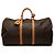 Louis Vuitton Brown Monogram Keepall 55 Marrone