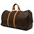 Louis Vuitton Brown Monogram Keepall 55 Marrone - vista 2